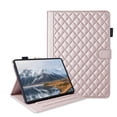 thumbnail image 3 of for Honor Pad X9 2024/Honor Pad X8A 11 inch Case, Rhombus Pattern Multiple Viewing Angles Stand Slim Folio Cover (Rose Gold), 3 of 6