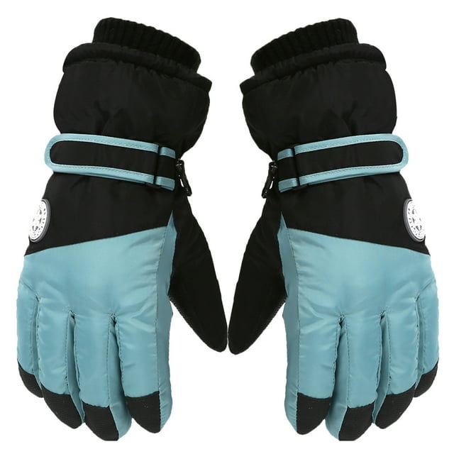 TIELUTT Gants de Ski Coupe-Vent Gants de Ski Gants d'Hiver pour Hommes Femmes Temps Froid Gants Non Planche à Neige Gants de Restaurant d'Hiver Gants de Protection Gants Gants Hommes Gants à Récurer en Silicone