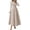 Apricot, variant on Women's Fall Long Sleeve Midi Dress Casual Elegant Ruffle Flowy A Line Swing Cocktail Party Dresse
