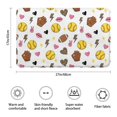 thumbnail image 3 of Colorful Softball and Fashion Icons Pattern Bathroom Rugs Mat,Non Slip Microfiber Bathroom Rug,Rubber Backing,Soft Bathroom Mats for Bathroom Floor,Tub and Shower,17x27in(43x68cm), 3 of 5