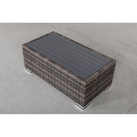 Living Source International 9-Piece Sectional Set plus Cushions in Espresso