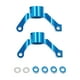 thumbnail image 2 of Par de montantes traseros, accesorios para coche RC 1/10, actualización de aleación de aluminio para TT02 Azul, 2 of 9