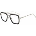thumbnail image 1 of Vintage Aviator Square Sunglasses For Men Gold Frame Retro Brand Classic Tony Stark Sunglasses, 1 of 4