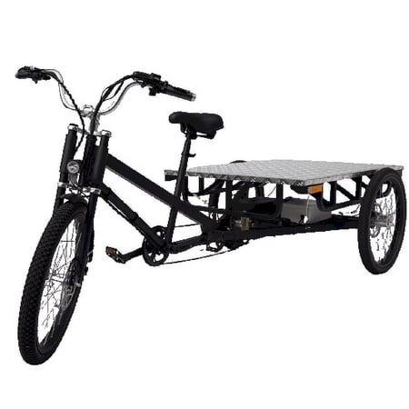Flatbed electric freight trike bike | Cargo Bike | utility bike