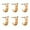 Gold, variant on Hooks Storage Rack Bracket for Ceiling Curtain Rod Installation Rose Gold 6 Pack Hanger and Support Brackets for Durable Home Organization