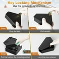 thumbnail image 4 of HYEASTR 12 Pcs Mice Station with Key Triangle Bait Station Reusable Rodent Trap Bait Box, Keeps Children and Pets Safe Indoor & Outdoor, Bait Not Included, Suitable for Small Mice, 4 of 7