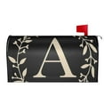 thumbnail image 2 of PHELIKA Classic Monogram Letter A Magnetic Mailbox Covers Post Letter Box Cover Standard Size 25.5H x 21W, 2 of 8