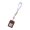 Grey, variant on KRTYDBFZ Handcrafted Wooden Button Keychain Gift For Adults Kids Clicking Sound Stress Relief Toy With Reusable Phone Strap