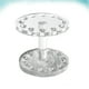 thumbnail image 2 of 1 soporte redondo para bolígrafos de gel UV, soporte para bolígrafos de gel UV (plateado transparente)., 2 of 6