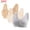 Beige,Purple,Gray, variant on 3 Pack Bras for Women Front Closure Full Coverage Push Up Bras Lightly Lined Cotton Wireless Bras, Gifts for Women S-4XL