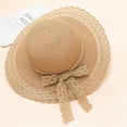thumbnail image 1 of Sombrero protector solar con lazo para bebé, sombrero de paja para playa, sombrero de pescador para niño, gorra de protección solar para bebé, accesorios para niños de 6 a 15 años, novedad de verano, 1 of 4