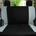 thumbnail image 5 of FH Group Universal Fit Gray Car Seat Covers, Chevron Cloth Seat Protector for Trucks, SUVs & Vans, Washable - Full Set, 5 of 10