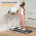 thumbnail image 2 of Walking Pad Treadmill, 2.5HP Under Desk Treadmill with Remote Control and LED Display, Portable Small Treadmill LED Display & Remote Control for Home/Office,Weight Capacity 300 LBS, 2 of 8