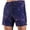 Dark Blue, variant on Vedolay Shorts For Men Mens Cotton Shorts Casual Print Slim Fit Drawstring Waist Trousers,Gray M
