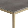 thumbnail image 5 of Uttermost Trebon Modern Faux Shagreen and MDF Coffee Table in Brushed Brass, 5 of 8