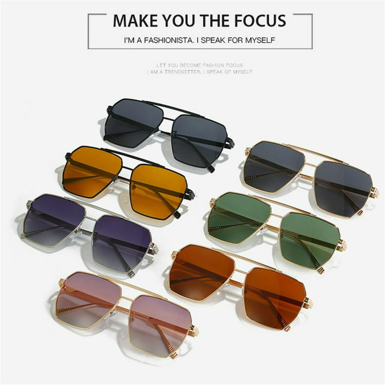  Polygonal Uv400 Oculos De Sol - Gafas de sol para