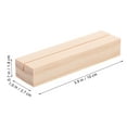 thumbnail image 2 of 10pcs Place Card Holders Wood Card Stand Wooden Place Card Holders Wedding Table Number Reusable Wooden Card Holders for Home, 2 of 8