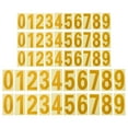 thumbnail image 1 of Greenadscape 5Jgo Sticker Numérico Reflectante Dorado Para Buzones Impermeable Y, 1 of 8