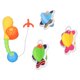 thumbnail image 3 of Juguete de pesca para baño ANGGREK 4 piezas ABS portátil colorido divertido para el baño del hogar para bebés y niños, 3 of 8