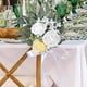 thumbnail image 4 of Ramo de flores de seda para respaldo de silla de boda | Decoración de rosas artificiales y hojas verdes | Accesorios florales para pasillos de hotel con lazo | Decoración romántica y duradera pa, 4 of 5