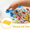 thumbnail image 3 of Uxcell 2Pcs Large Stamp Ink Pad, 3.9x4.7 Inch Washable Craft Finger Stamps Pad for Paper Wood Fabric Inkpad DIY Card Making, Black and Light Yellow, 3 of 7