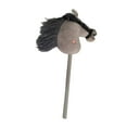 thumbnail image 1 of Caballo de peluche divertido en un palo para niños de 3 años o más Gris, 1 of 9