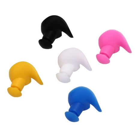 

5 pairs Soft Silcone Anti Noise Foam Ear Plugs For Swimming Sleep Work Summer
