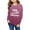 Hot Pink, variant on JUSLIO Girls Hoodies Round Neck Graphic Print Hoodless Sweatshirt Unisex Athletic Long Sleeve Tops Sweatshirts Blue(2 Years)