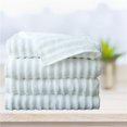 thumbnail image 1 of Serviettes de Bain en Coton 100 % Sans Torsion - Blanc, 1 of 1