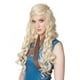 Perruque de Princesse Médiévale Jeu de Trônes Daenerys Targaryen Mère de Dragons – image 1 sur 1