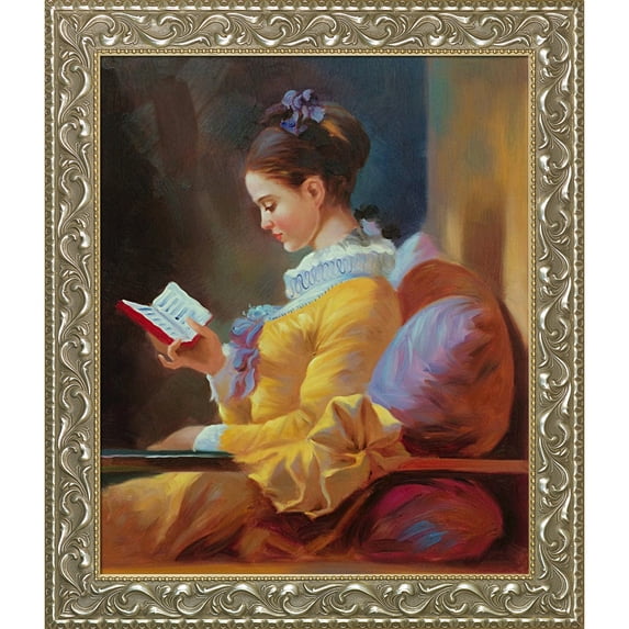 The Reader with Rococo Silver