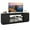 Black, variant on Costway Fireplace TV Stand for TVs up to 80" with Electric Fireplace 3 Adjustable Shelves White