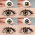thumbnail image 2 of Lentes De Contacto AMARA 2 Piezas Lente De Ojos De Color Con Regalo Gratis Suaves De 1 Año De Belleza Cosmética Serie 2023 2023 Gao Jiahui unisex, 2 of 2