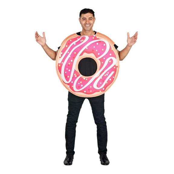 Pink Donut Adult Costume | One Size