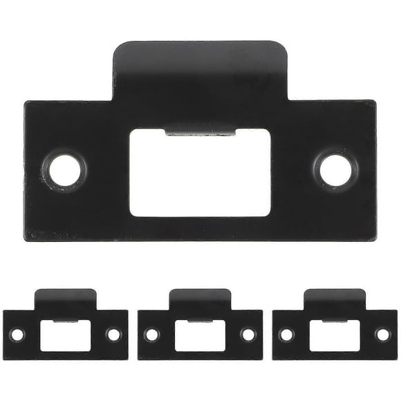 4pcs Deadbolt Strike Plates Latch Door Strike Plates Door Plate Reinforcement Plates