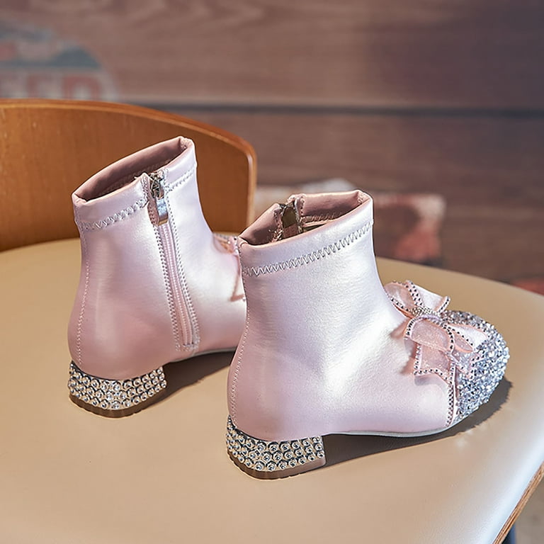 Girls glitter shop ankle boots
