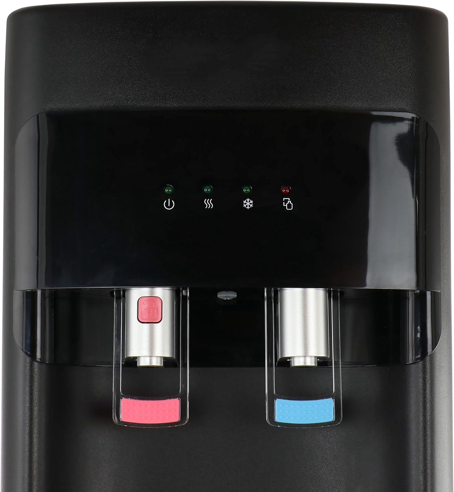 3-5  Gallon Bottom Load Water Dispenser with Hot, Cold & Room Temperature Settings, UV Self-Cleaning System, Child Safety Lock, Stainless Steel Water Cooler for Home and Office