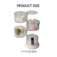 thumbnail image 3 of Beauty Sponge Storage Box Clear Rotatable Storage Box For Makeup Storage Supplies, 3 of 3