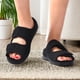 thumbnail image 1 of Zapatos anchos para diabéticos para hombres y mujeres, zapatillas para diabéticos con pies hinchados (negro 41), 1 of 9