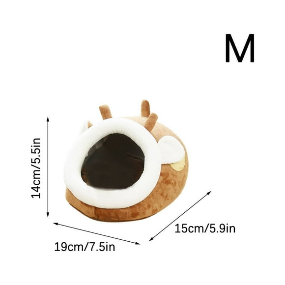 Canada Day Kcavykas Savings on Pets, Toys & Kids Games，1PC Cute Hamster Bed Hedgehog House Guinea Pig Bed Pad Cage