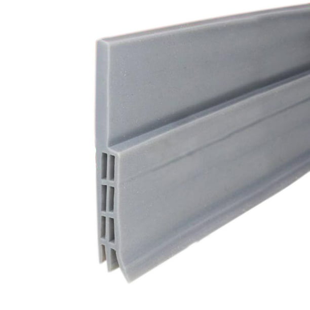 Riwesomey Tira de sellado de silicona autoadhesiva para puertas y ventanas, cinta aislante impermeable, insonorizada y a prueba de humedad, herrajes para Herramientas y ferretería Gris LQ7 Riwesomey JJ14753-06B