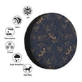 thumbnail image 4 of Sikiie Tropical Butterfly PVC Leather Spare Tire Wheel Cover Spare Tire Cover, for Car Truck SUV Camper Trailer Universal Fit(14-17in)-17 inch, 4 of 6