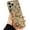 Gold Glossy, variant on Compatible for iPhone 14 Case Cute Luxury Designer Tin Foil Pleated Phone Cover for Women Electroplated Sparkly Silicone Protective Slim Fit Soft Case 6.1Inch (iPhone 14)