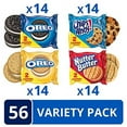 thumbnail image 6 of OREO Original, OREO Golden, CHIPS AHOY! & Nutter Butter Cookie Snacks Variety Pack, School Lunch Box Snacks, 56 Snack Packs (2 Cookies Per Pack), 6 of 6