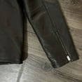 thumbnail image 5 of COLE HAAN Men's Lambskin Leather Moto Jacket In Java Size Medium B4HP $695, 5 of 8