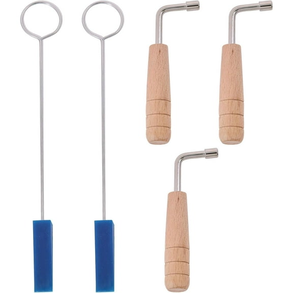 1set Piano Tuning Wrench Piano L Shape Iron Tuning Kit Piano Tuning Lever Universal Tuner Tools for Beginners and Professionals