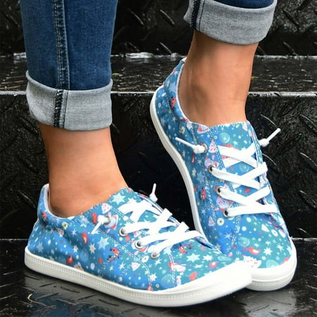 

Zedker Office Shoes for Women Comfortable Shoes Women s Ladies Shoes Casual Daily Lace Up Sneakers Flying Woven Mesh Shoes