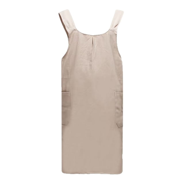 Delantal cruzado de lino y algodón para mujer y hombre, estilo japonés, con bolsillos para cocinar, hornear y jardinería.
