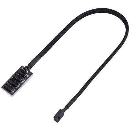 aflivning Majroe modstå 4-Pin Case Fan Power Splitter Computer Multi CPU Fan Connector PWM  Extension Cable Adapter, Compatiable with 3-pin / | Walmart Canada