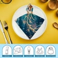 thumbnail image 6 of WYYP Deer Flowers Sky Cloth Napkin Reusable Dinner Napkin for Dining Table Kitchen Daily Party Housewarming Farmhouse Decor 4 PCS, 6 of 7